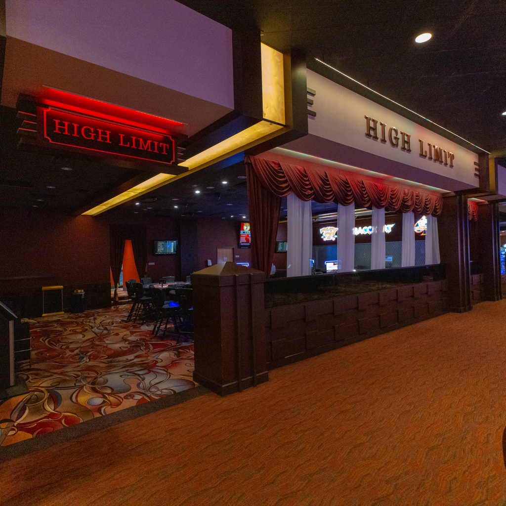 High Limit room featuring Baccarat and other table games