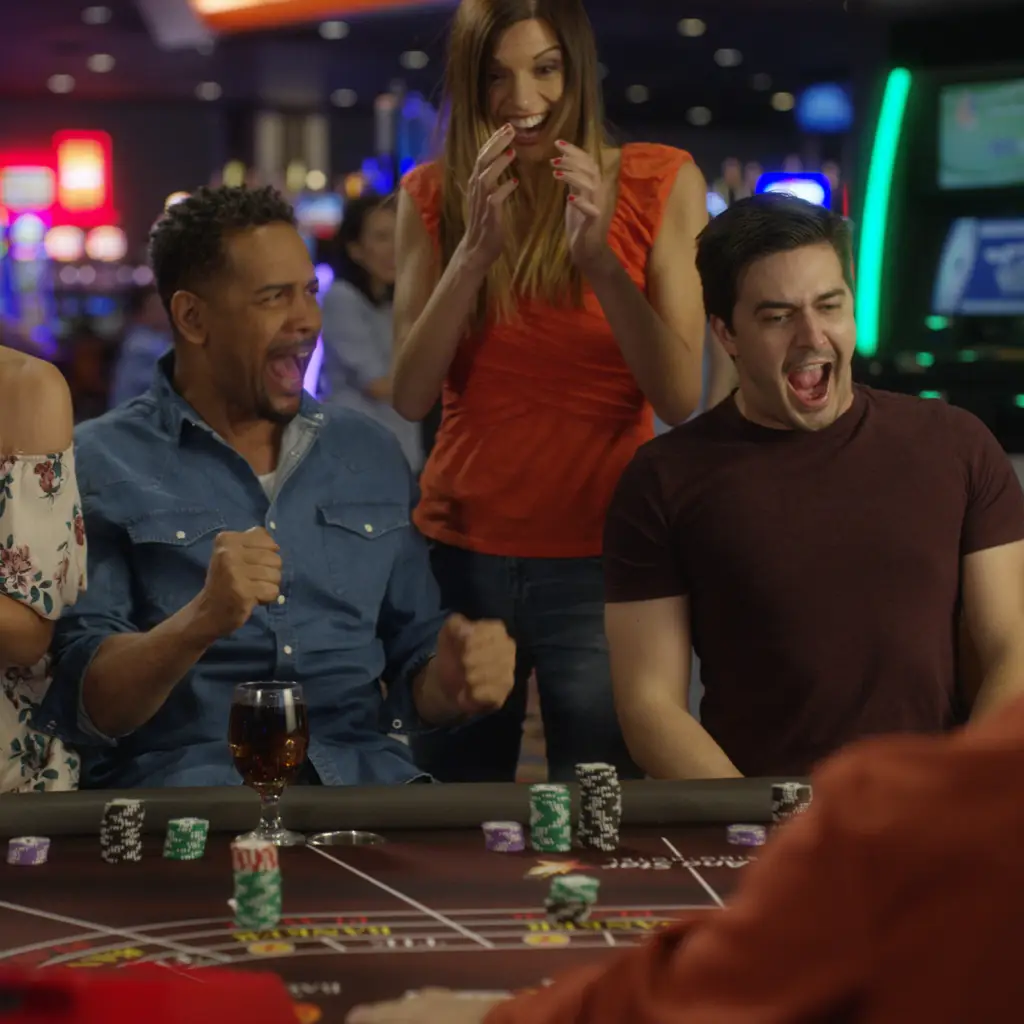 People winning at Table Games