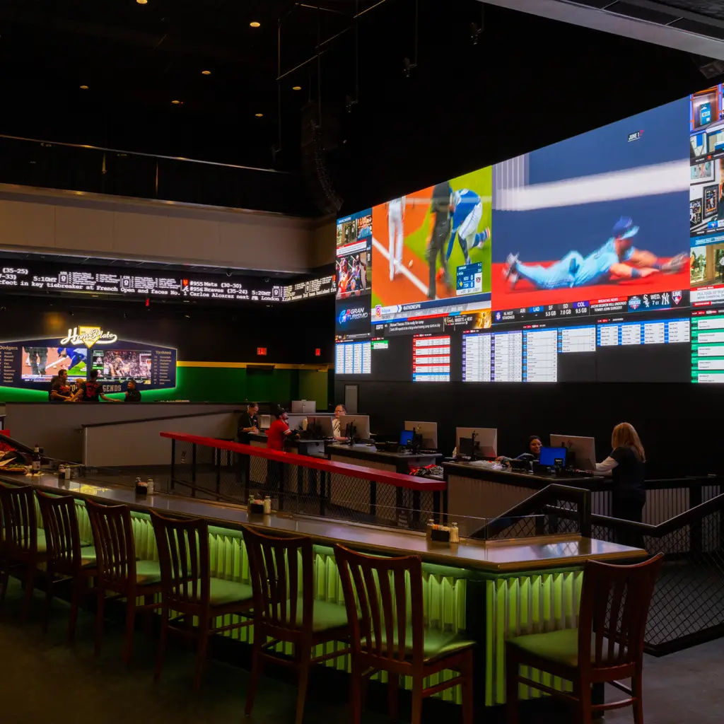Legends Sportsbook video wall